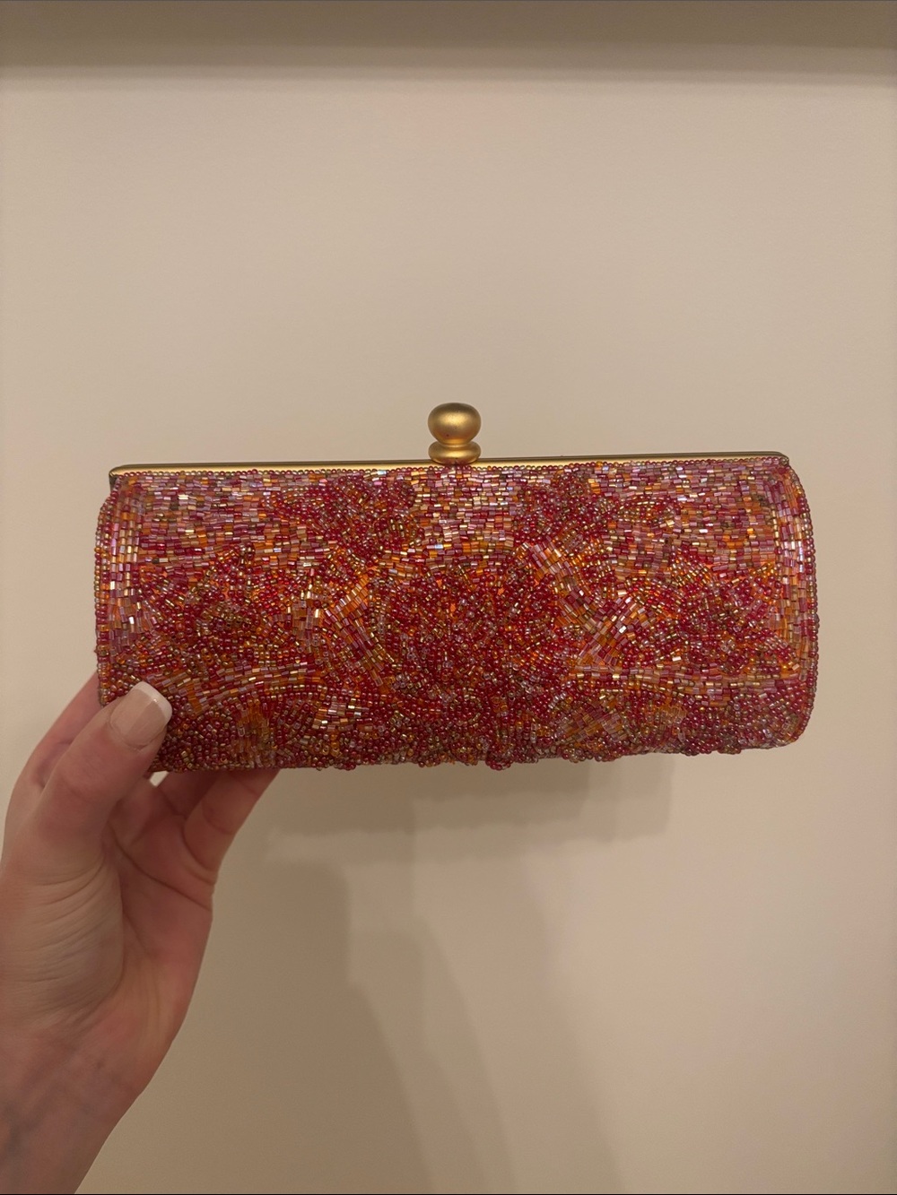 Lord and Taylor Beaded Clutch